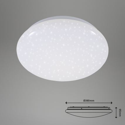 Briloner 3380-116 - Стельовий LED світильник з регулюванням яскравості STARRY SKY LED/18W/230V 2700/4000K
