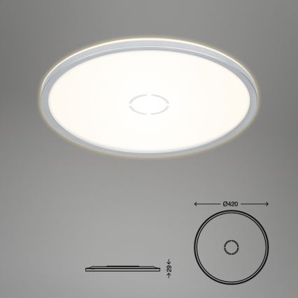Briloner 3392-014 - Стельовий LED світильник FREE LED/22W/230V ø 42 см