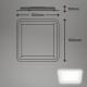Briloner 3397-016 - Светодиодный потолочный светильник FREE LED/22W/230V