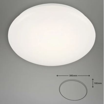 Briloner 3407-016 - Світлодіодний стельовий світильник для ванної кімнати SPLASH LED/18W/230V IP44