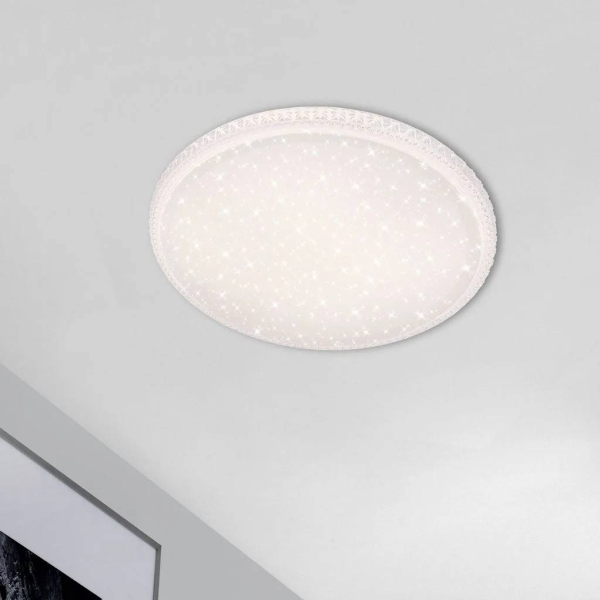 Briloner 3412-016 - LED димований стельовий світильник STAR SKY LED/24W/230V 3000/4000/6000K діам. 39 см + пульт дистанційного керування