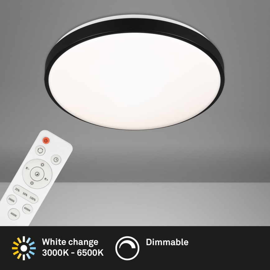 Briloner 3430-015 - Светодиодный потолочный светильник с регулированием яркости MANNY LED/48W/230V + дистанционное управление