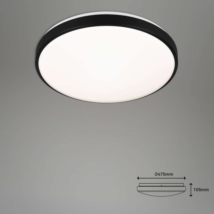 Briloner 3430-015 - Светодиодный потолочный светильник с регулированием яркости MANNY LED/48W/230V + дистанционное управление