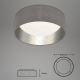 Briloner 3482014 - Стельовий LED світильник MAILA STARRY LED/12W/230V сірий/срібний