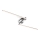 Briloner 3500-018 - Пристельова LED люстра STAFF 2xLED/6W/230V