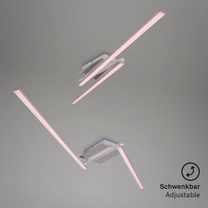 Briloner 3500-018 - Светодиодная припотолочная люстра STAFF 2xLED/6W/230V