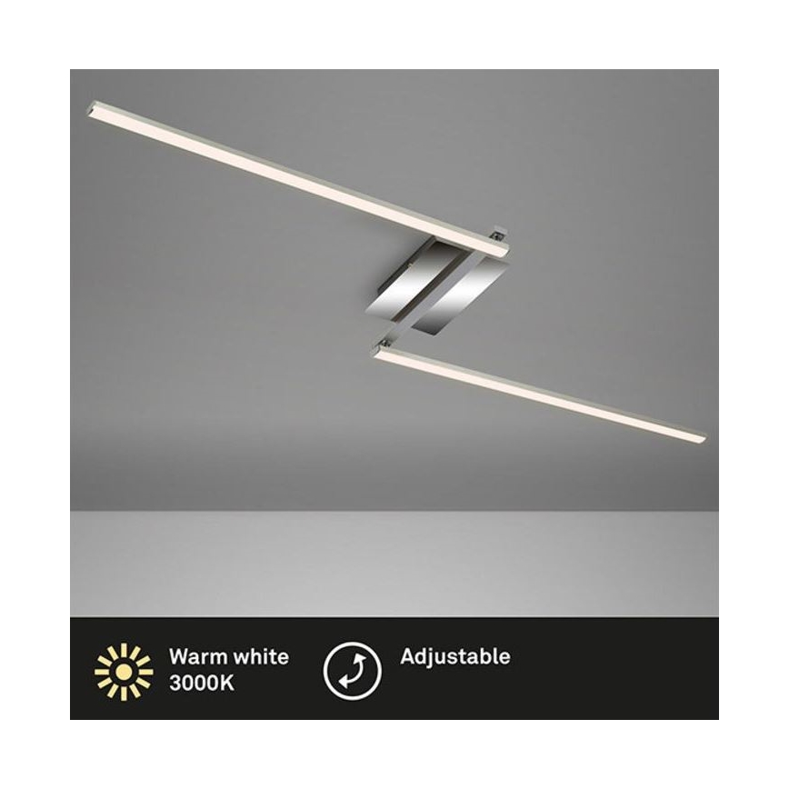 Briloner 3500-018 - Светодиодная припотолочная люстра STAFF 2xLED/6W/230V