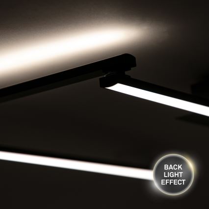 Briloner 3501-015 - Светодиодная потолочная люстра STAFF 5xLED/4,8W/230V черный