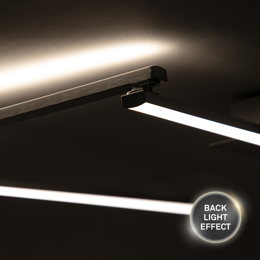 Briloner 3501-018 - Пристельова LED люстра STAFF 5xLED/4,8W/230V матовий хром
