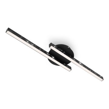 Briloner 3517-025 - Світлодіодна пристельова люстра REY 2xLED/6W/230V чорний