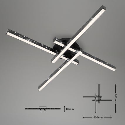 Briloner 3519-045 - Светодиодная припотолочная люстра REY 4xLED/6W/230V