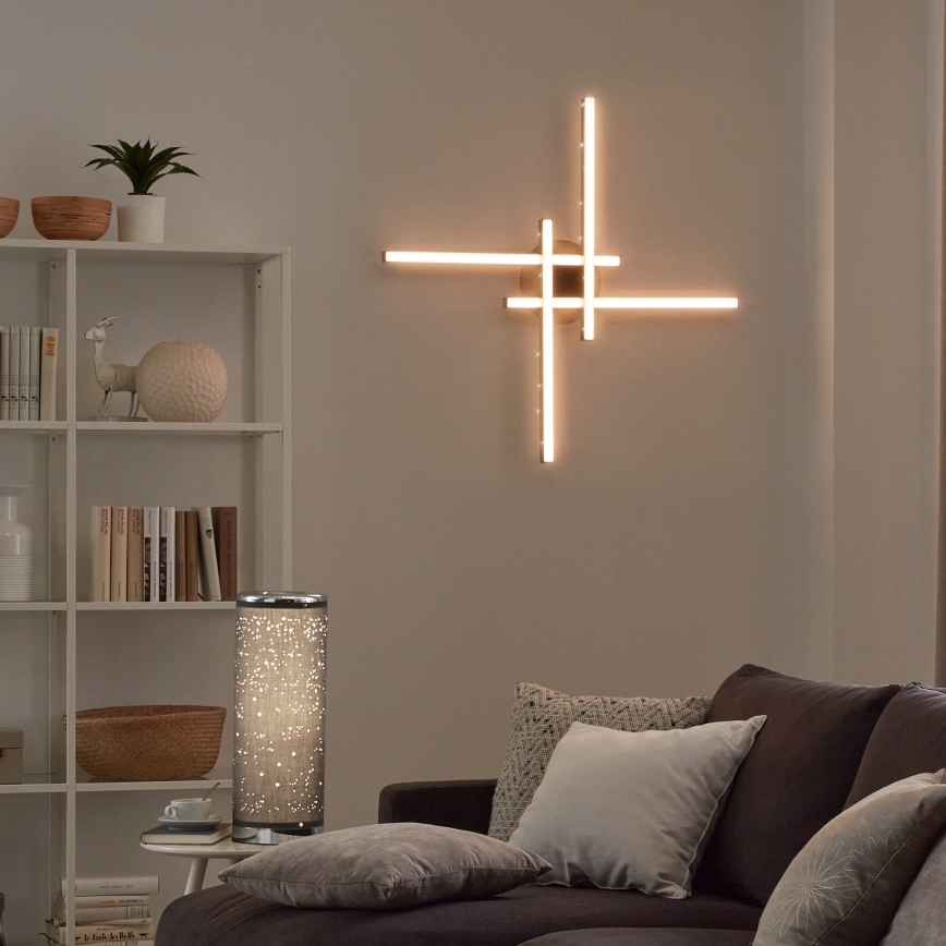 Briloner 3519-045 - Світлодіодна пристельова люстра REY 4xLED/6W/230V