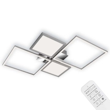 Briloner 3530-018 - Пристельова LED люстра з регулюванням яскравості FRAME LED/40W/230V 3000-6500K + пульт дистанційного керування