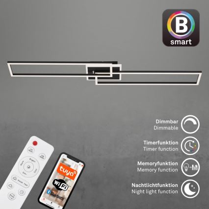 Briloner 3538-015 - LED люстра з регулюванням яскравості FRAME 2xLED/20W/230V 2700-6500K Wi-Fi Tuya + пульт дистанційного керування