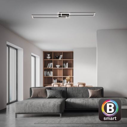 Briloner 3538-015 - Светодиодная люстра с регулированием яркости FRAME 2xLED/20W/230V 2700-6500K Wi-Fi Tuya + дистанционное управление