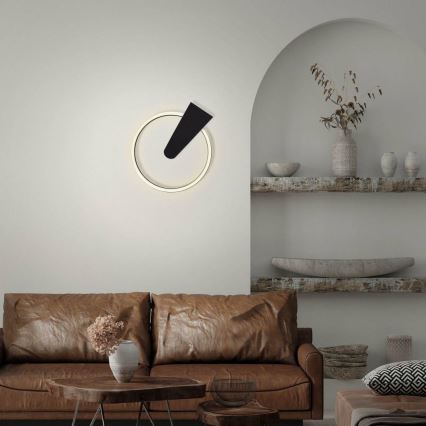 Briloner 3542-015 - Светодиодный потолочный светильник с регулированием яркости NICO LED/12W/230V черный