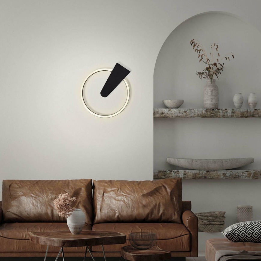 Briloner 3542-015 - Светодиодный потолочный светильник с регулированием яркости NICO LED/12W/230V черный