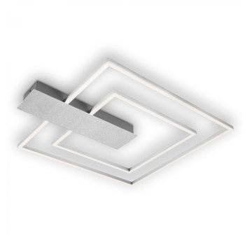 Briloner 3545-018 - Светодиодный потолочный светильник с регулированием яркости NICO LED/25W/230V матовый хром