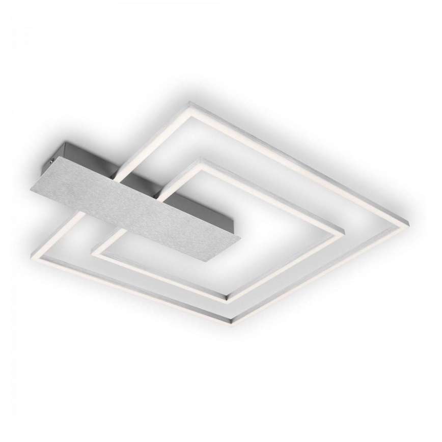 Briloner 3545-018 - Светодиодный потолочный светильник с регулированием яркости NICO LED/25W/230V матовый хром