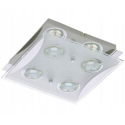 Briloner 3572-048 - Светодиодный потолочный светильник FLASH 4xGU10/3W/230V
