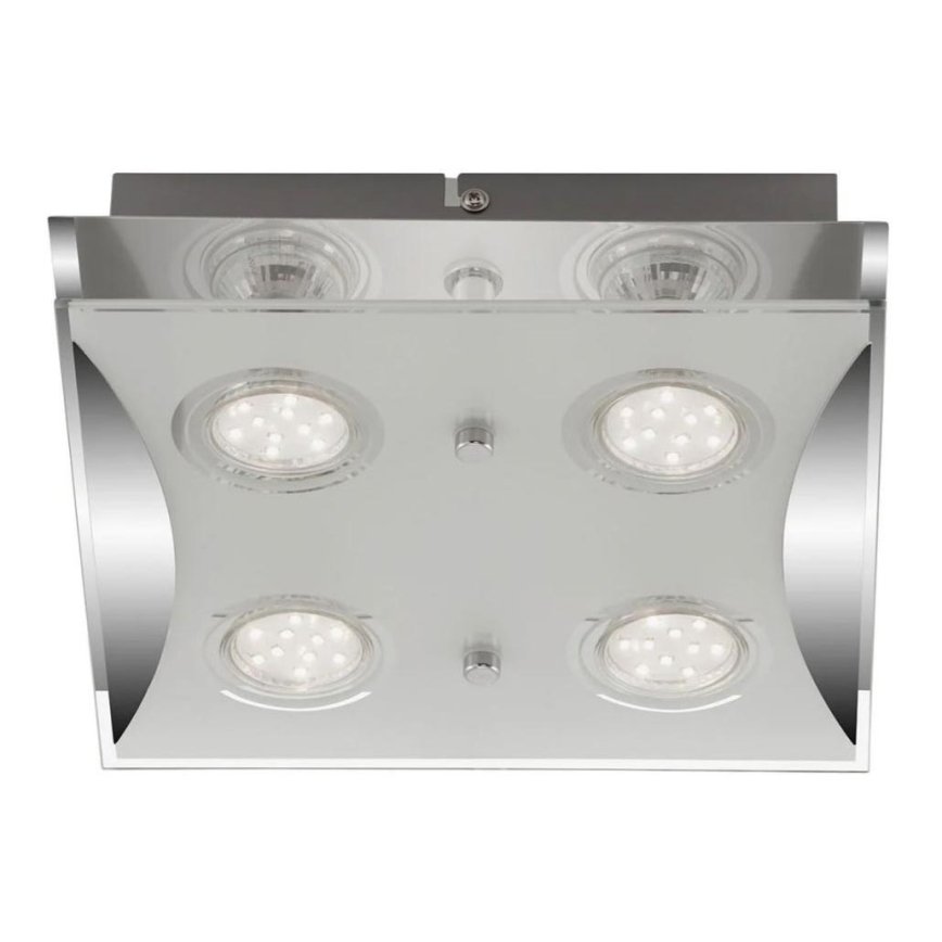 Briloner 3572-048 - Светодиодный потолочный светильник FLASH 4xGU10/3W/230V
