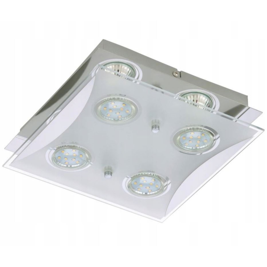 Briloner 3572-048 - Светодиодный потолочный светильник FLASH 4xGU10/3W/230V