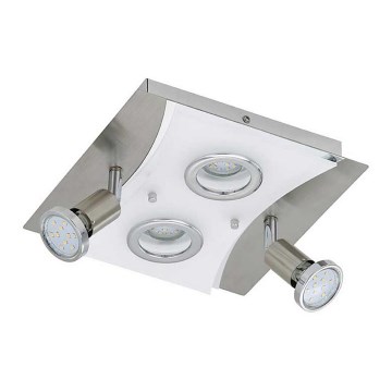 Briloner 3582-042 - LED Стельовий світильник RIPOSO 2xLED/5W/230V + 2xGU10/3W