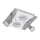 Briloner 3582-042 - LED Стельовий світильник RIPOSO 2xLED/5W/230V + 2xGU10/3W