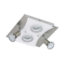 Briloner 3582-042 - LED Стельовий світильник RIPOSO 2xLED/5W/230V + 2xGU10/3W