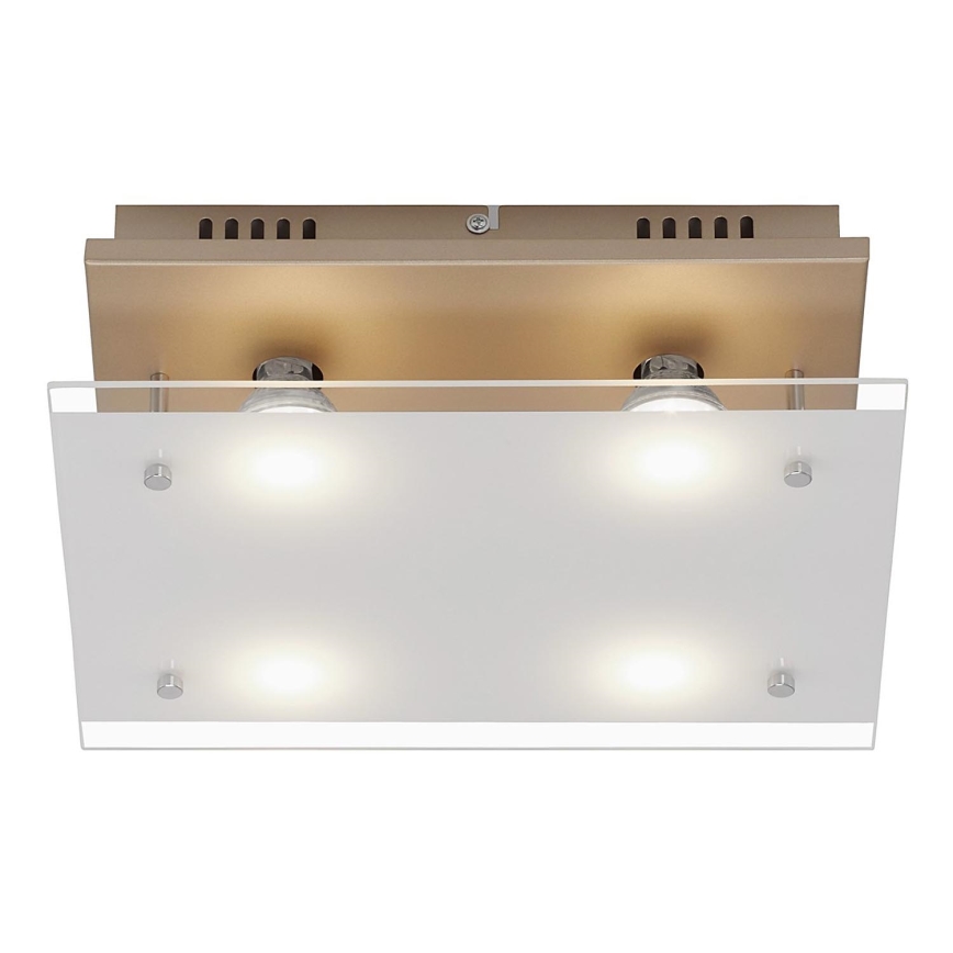 Briloner 3586-047 - Стельовий LED світильник SMART GOLD 4xGU10/4W/230V