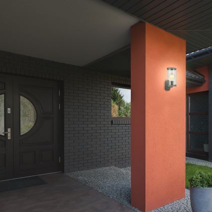 Briloner 3600-015 - Уличный настенный светильник KAIRO 1xE27/12W/230V IP44 черный