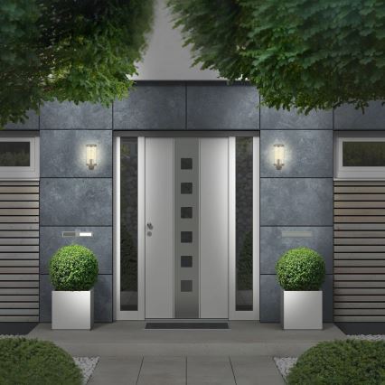 Briloner 3600-015 - Уличный настенный светильник KAIRO 1xE27/12W/230V IP44 черный