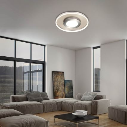 Briloner 3640-012 - Светодиодный потолочный светильник с регулированием яркости LED/25W/230V 2700-6500K + дистанционное управление