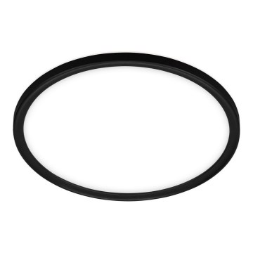 Briloner 3642-415 - Світлодіодний стельовий світильник для ванної кімнати SLIM LED/19W/230V діаметр 29 см IP44 чорний