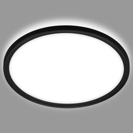 Briloner 3642-415 - Світлодіодний стельовий світильник для ванної кімнати SLIM LED/19W/230V діаметр 29 см IP44 чорний