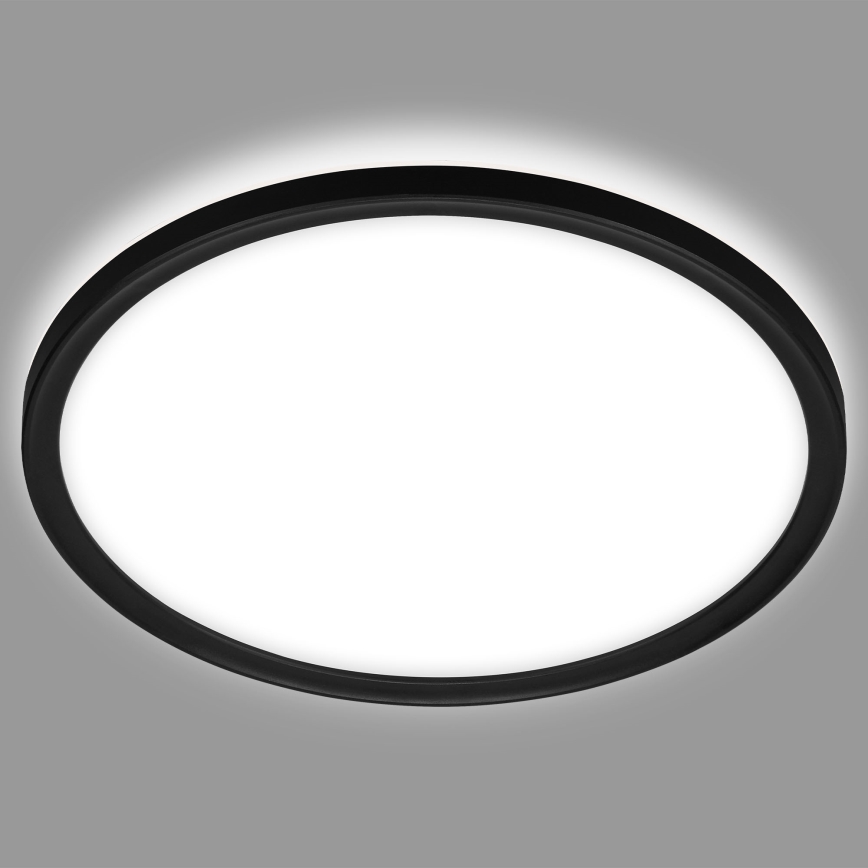 Briloner 3642-415 - Світлодіодний стельовий світильник для ванної кімнати SLIM LED/19W/230V діаметр 29 см IP44 чорний