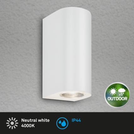 Briloner 3648-026 - Уличный светодиодный настенный светильник UP&DOWN 2xGU10/4,7W/230V IP44