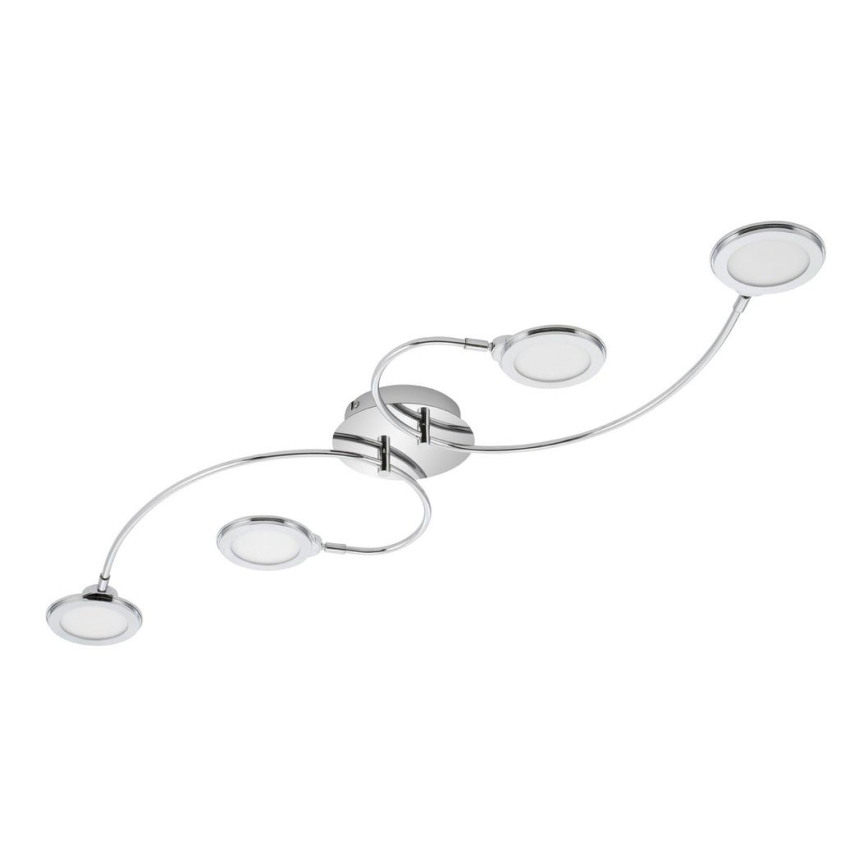Briloner 3660-048 - Пристельова LED люстра з регулюванням яскравості CIRCOLARE 4xLED/5W/230V