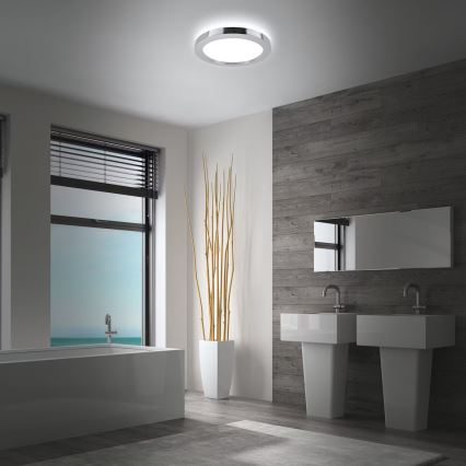 Briloner 3673-018 - Світлодіодний стельовий світильник для ванної кімнати SPLASH LED/28W/230V діаметр 41 см