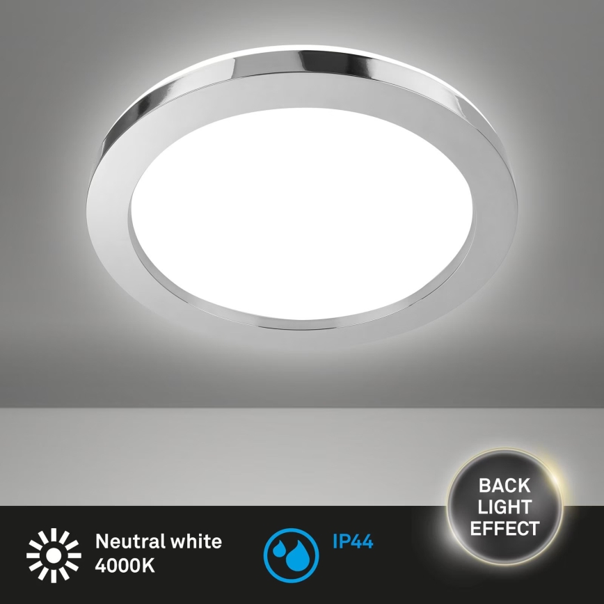 Briloner 3673-018 - Світлодіодний стельовий світильник для ванної кімнати SPLASH LED/28W/230V діаметр 41 см