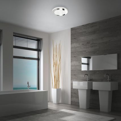 Briloner 3693-018 - Світлодіодний стельовий світильник для ванної кімнати LED/15W/230V IP44 4000K діаметр 28 см