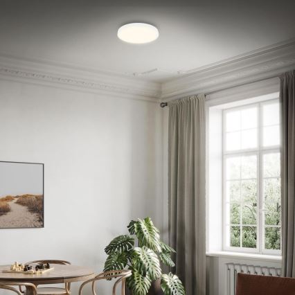 Briloner 3700-016 - Светодиодный потолочный светильник RUNA LED/16W/230V 3000K диаметр 28 см белый