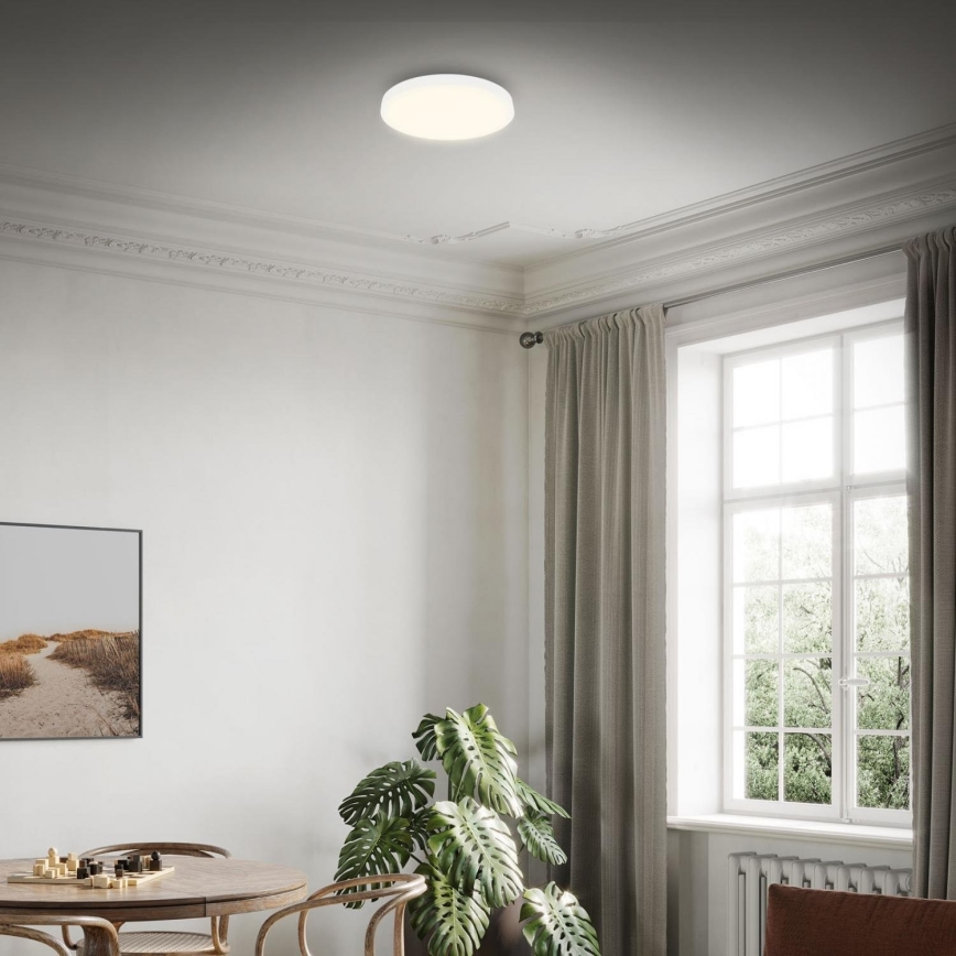 Briloner 3700-016 - Светодиодный потолочный светильник RUNA LED/16W/230V 3000K диаметр 28 см белый
