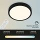Briloner 3701-015 - Светодиодный потолочный светильник с регулированием яркости RUNA LED/18W/230V 2700-6500K + дистанционное управление