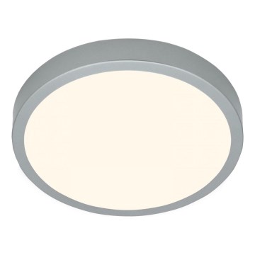 Briloner 3703-014 - Стельовий LED світильник RUNA LED/24W/230V 3000K діаметр 38 см срібний