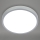 Briloner 3709-014 - Стельовий RGBW-світильник з регулюванням яскравості LED/22W/230V 4000K діаметр 38 см срібний + пульт дистанційного керування