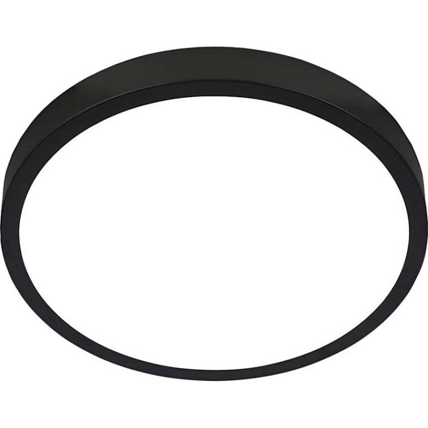 Briloner 3709-015 - Стельовий RGBW-світильник з регулюванням яскравості LED/22W/230V 4000K діаметр 38 см чорний + пульт дистанційного керування