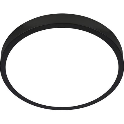 Briloner 3709-015 - Светодиодный потолочный RGBW-светильник с регулированием яркости LED/22W/230V 4000K диаметр 38 см черный + дистанционное управление