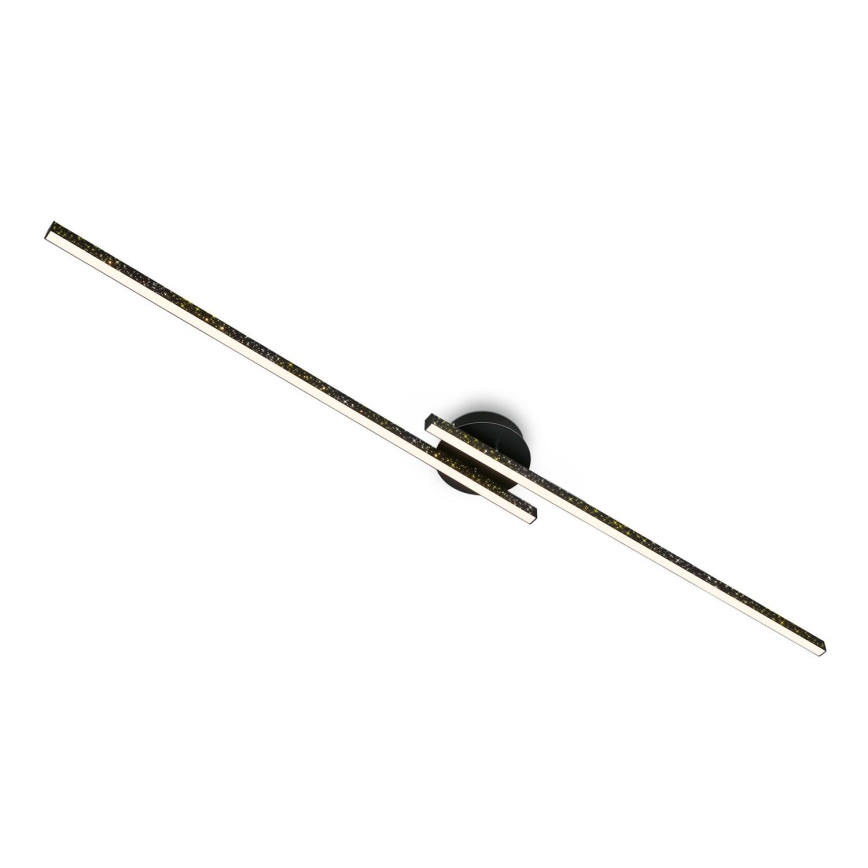 Briloner 3717-025 - Светодиодная припотолочная люстра REY 2xLED/12W/230V черный