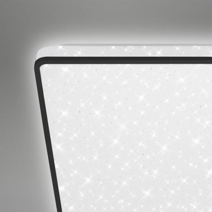 Briloner 3748-415 - LED потолочный светильник STAR SKY LED/15W/230V 27x27 см чёрный
